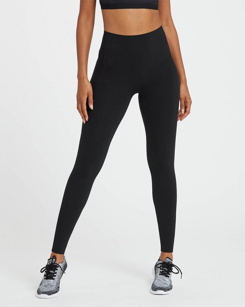 Spanx Every.Wear Active Icon Leggings Black | 94150-QLTU