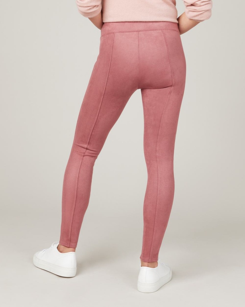 Spanx Faux Suede Leggings Rose | 68752-JFVB