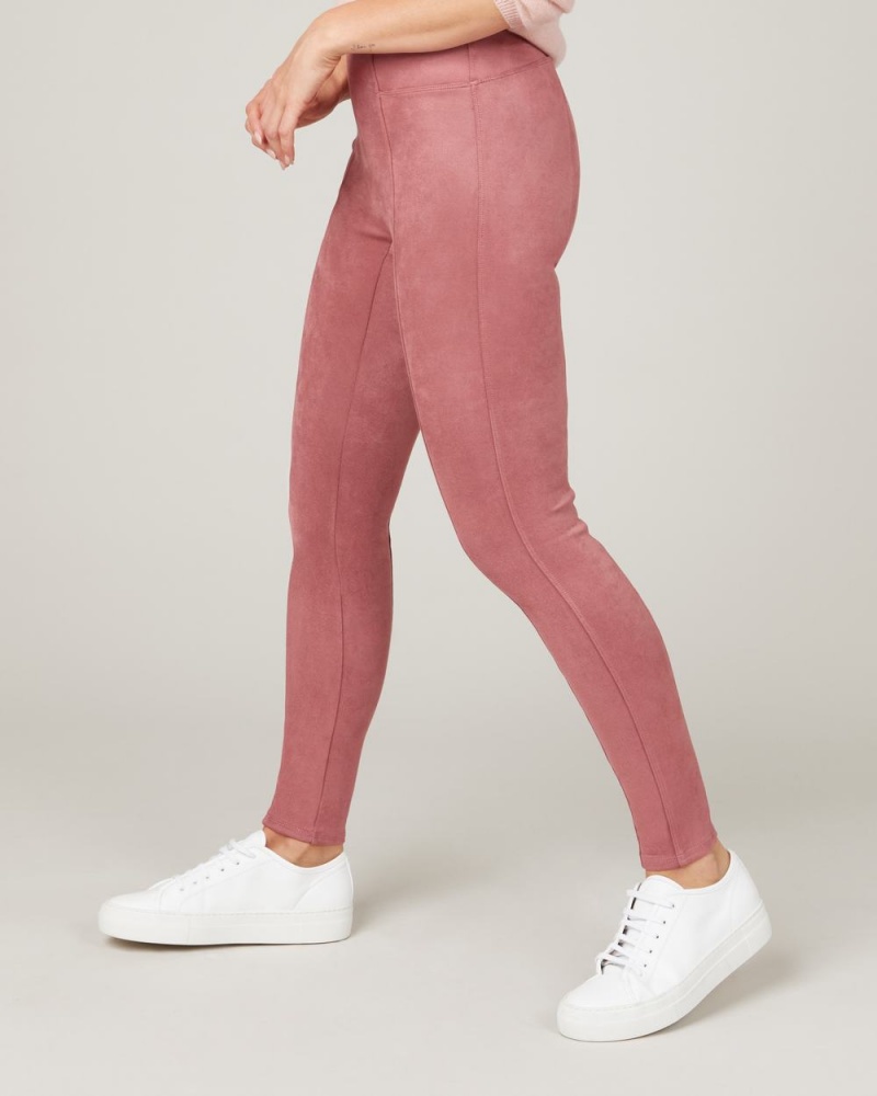 Spanx Faux Suede Leggings Rose | 68752-JFVB