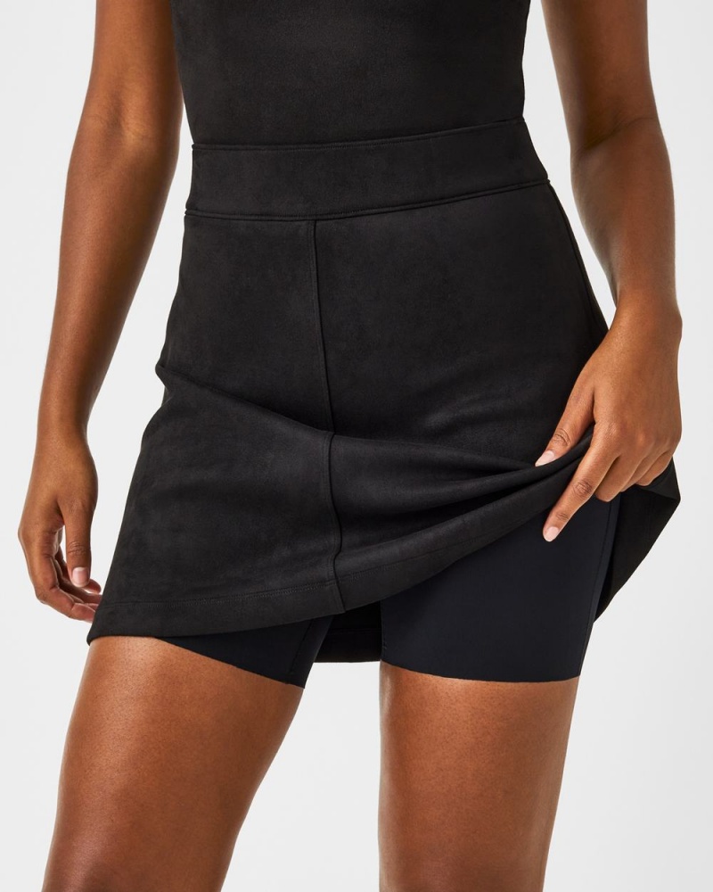 Spanx Faux Suede Mini Skirt, 16.5