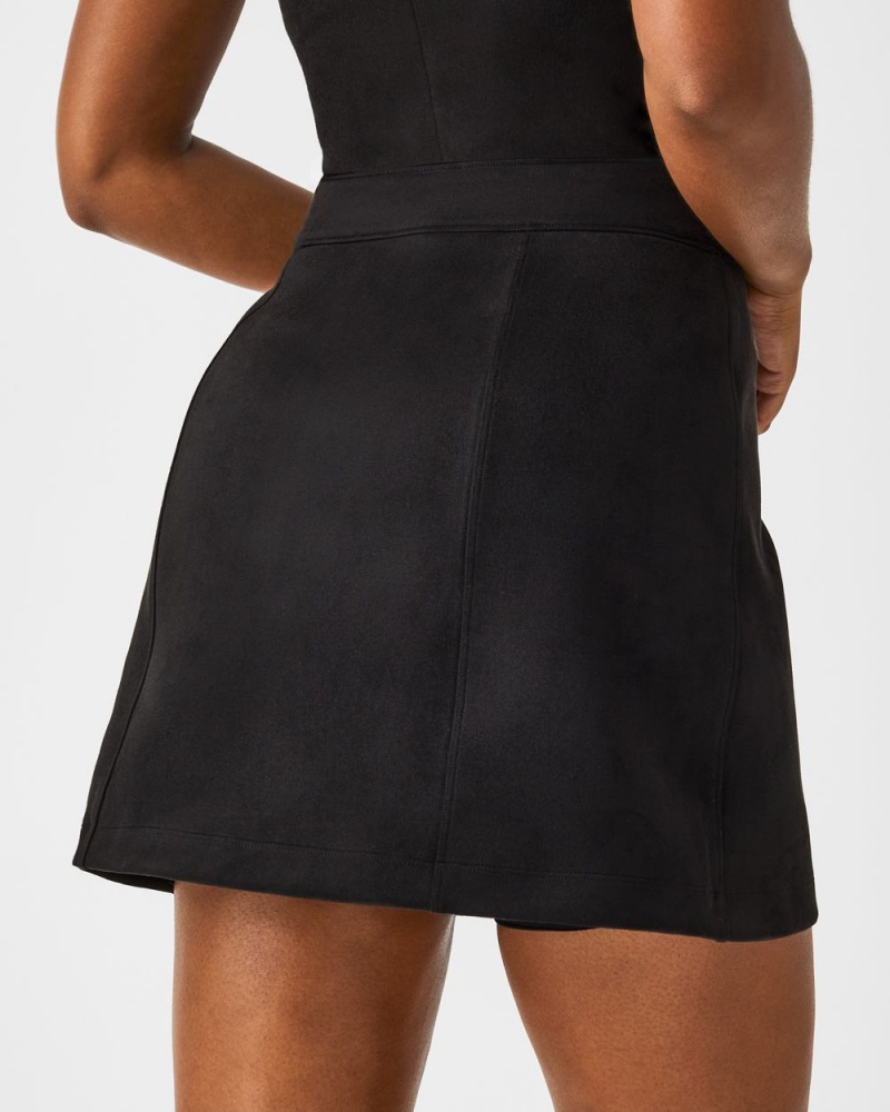 Spanx Faux Suede Mini Skirt, 16.5