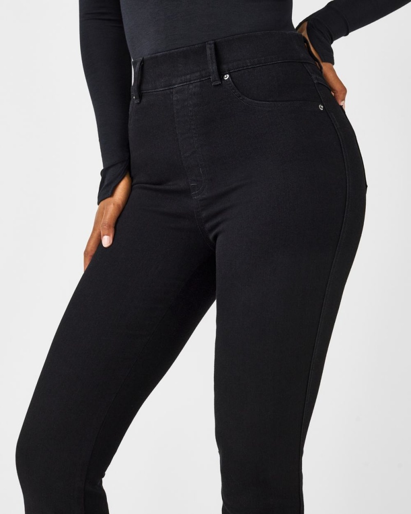 Spanx Flare Jeans Black | 43907-FHXU