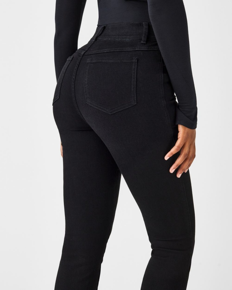 Spanx Flare Jeans Black | 93765-YSDW