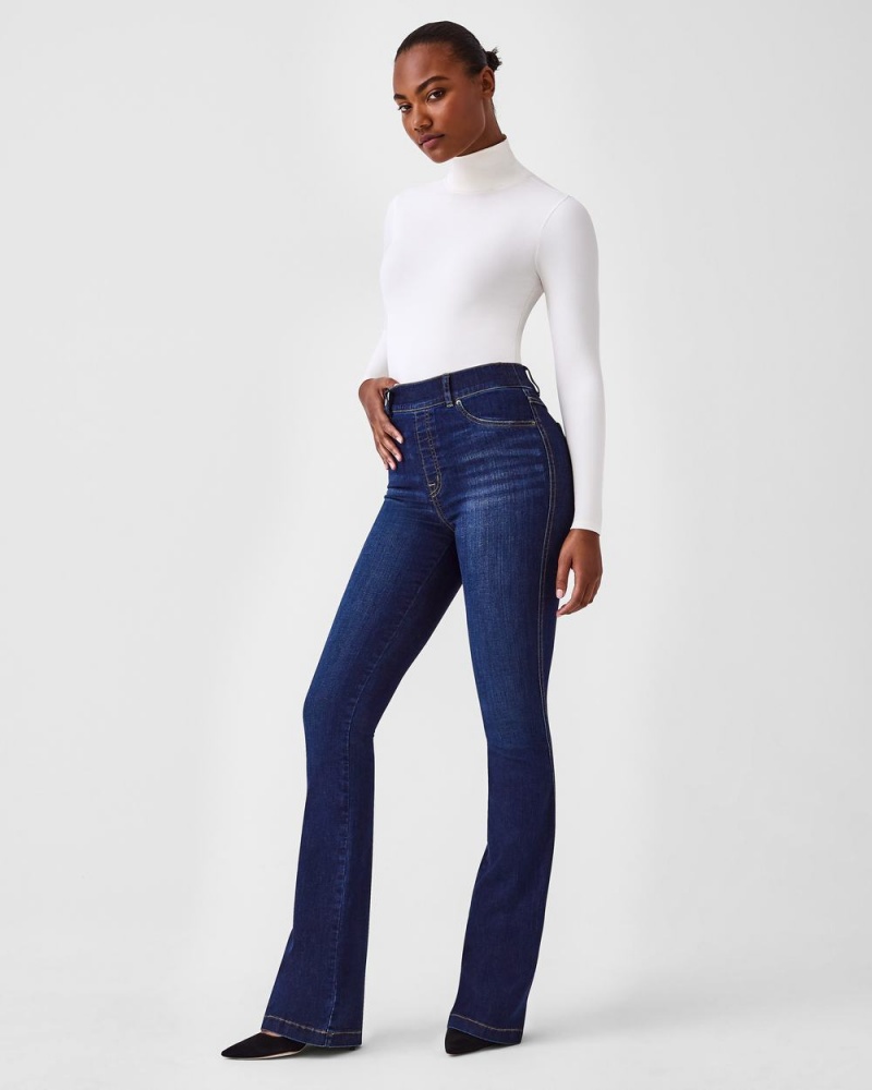 Spanx Flare Jeans Midnight Shade | 18762-CZQU