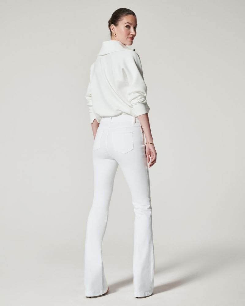 Spanx Flare Jeans White | 46182-AJML