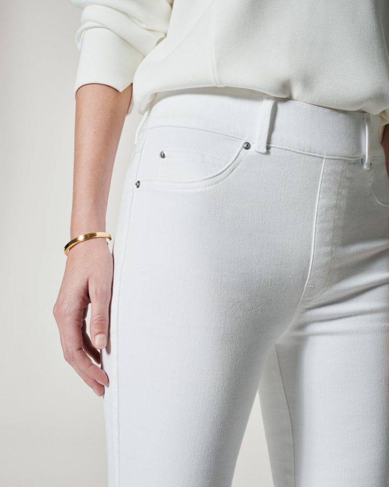 Spanx Flare Jeans White | 46182-AJML