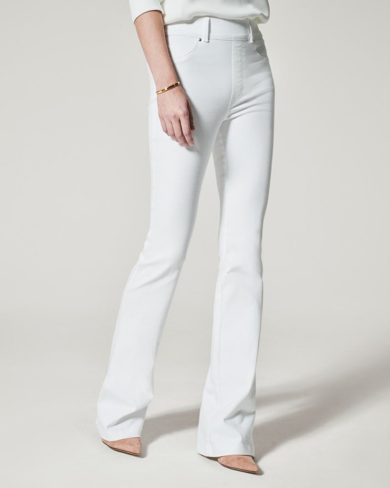 Spanx Flare Jeans White | 46182-AJML