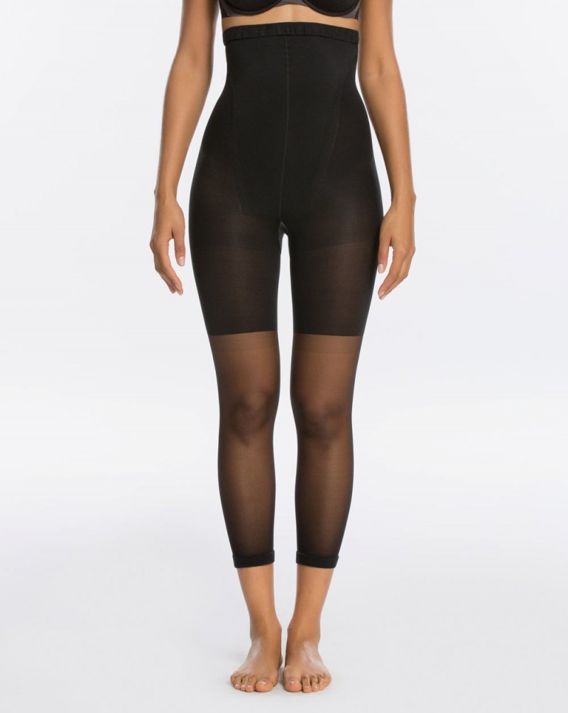 Spanx Higher Power Capri Black | 73580-BAFS