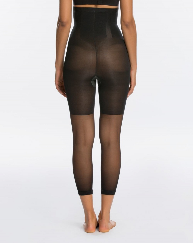 Spanx Higher Power Capri Black | 73580-BAFS