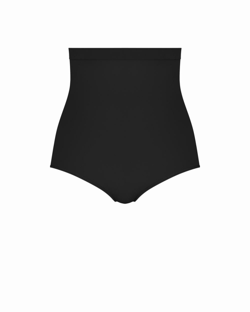 Spanx Higher Power Panties Black | 96312-UFSH