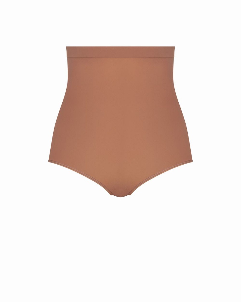 Spanx Higher Power Panties Cafe Au Lait | 09634-CQIO