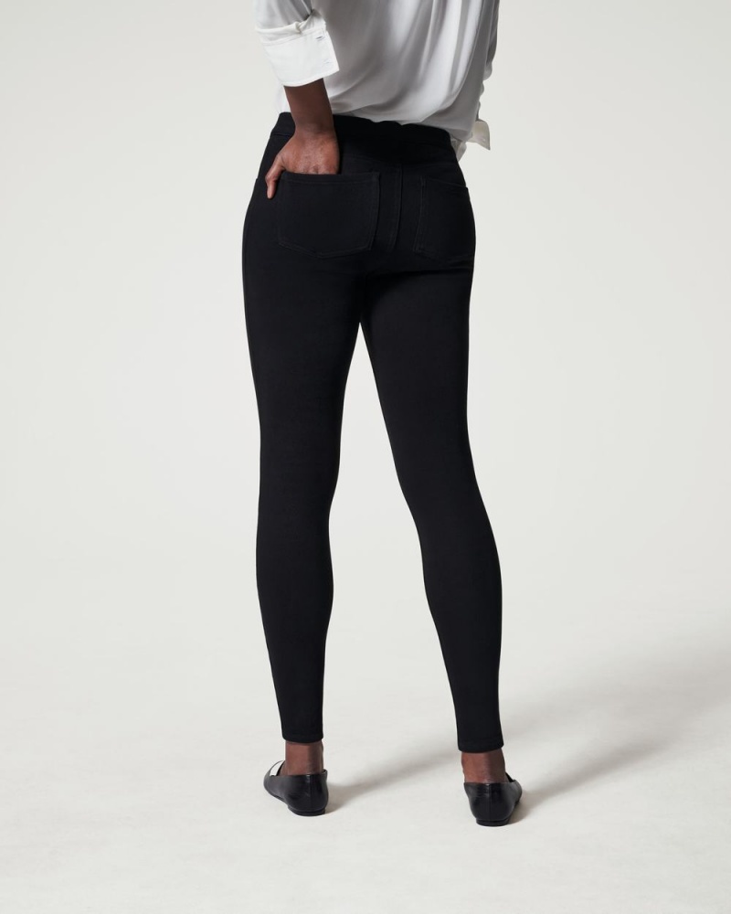 Spanx Jean-ish® Ankle Leggings Black | 05942-GEHS