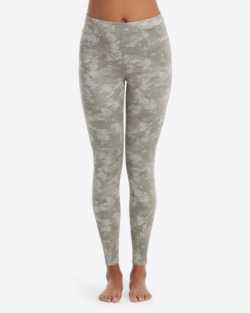 Spanx Jean-ish® Ankle Leggings Camo | 95603-YTES