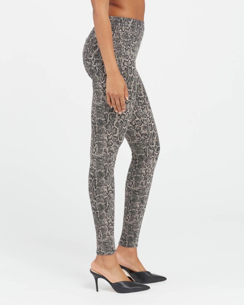 Spanx Jean-ish® Ankle Leggings Grey Brown | 54920-WCOB