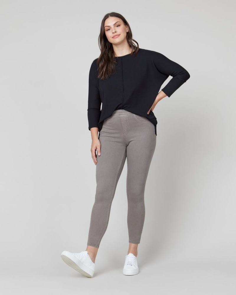 Spanx Jean-ish® Ankle Leggings Grey Brown | 13472-NJDO