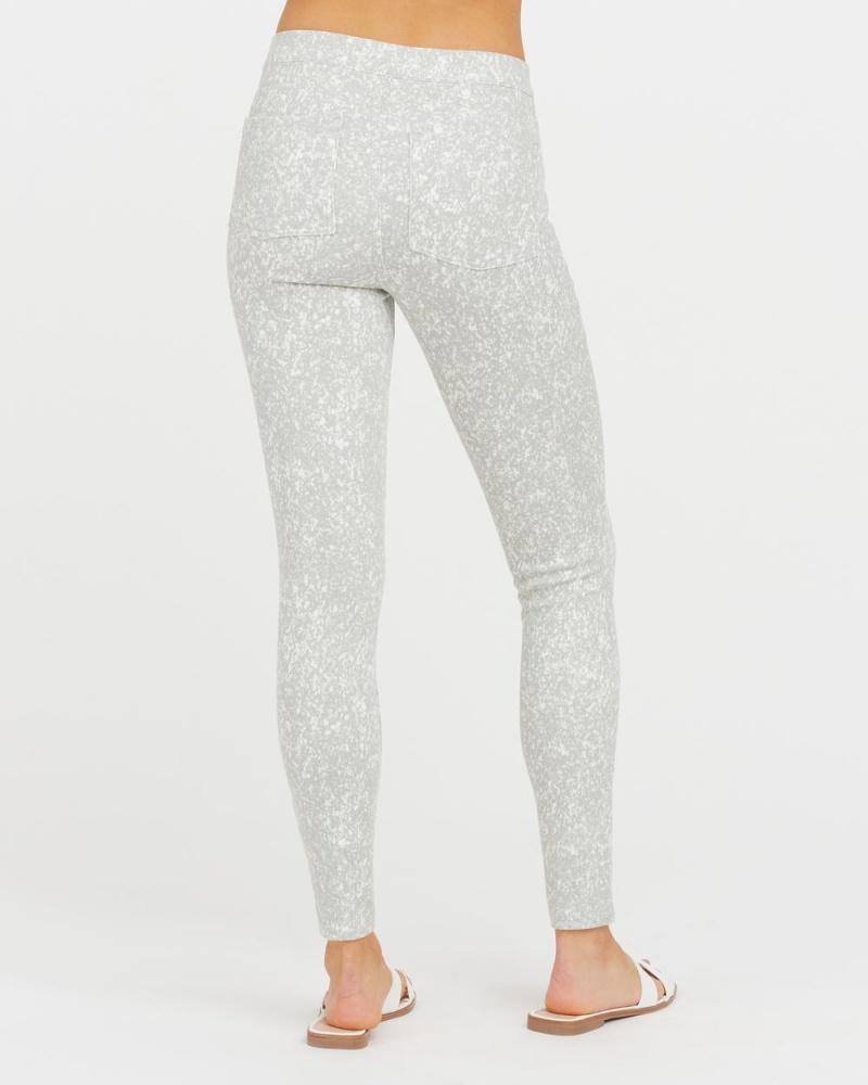 Spanx Jean-ish® Ankle Leggings Grey | 47183-NMBZ