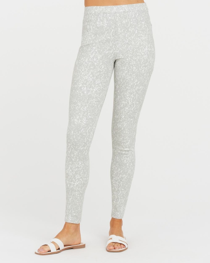 Spanx Jean-ish® Ankle Leggings Grey | 47183-NMBZ