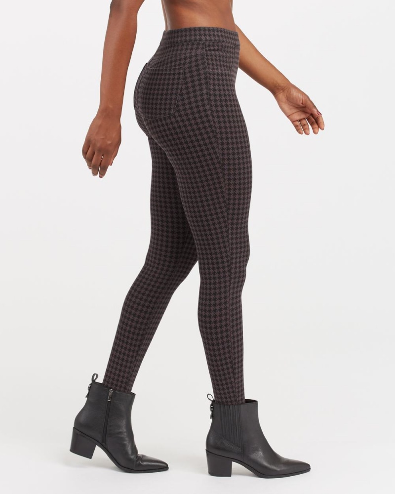 Spanx Jean-ish® Ankle Leggings Houndstooth | 56437-UPTH