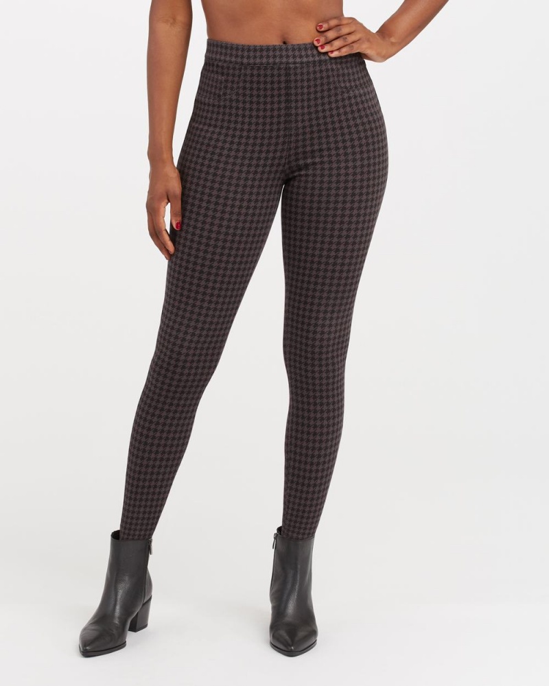 Spanx Jean-ish® Ankle Leggings Houndstooth | 56437-UPTH