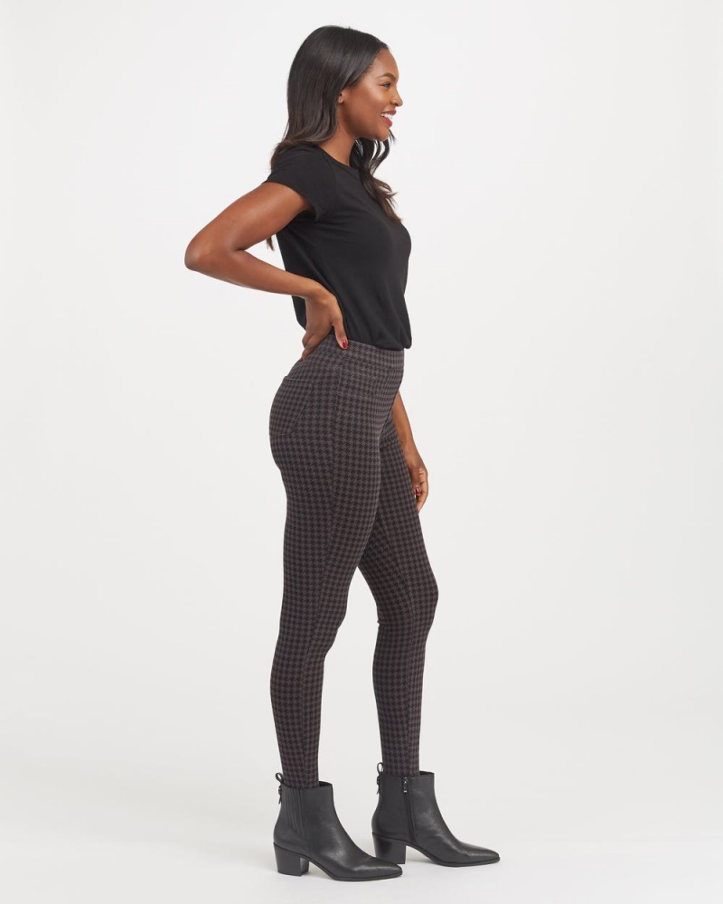 Spanx Jean-ish® Ankle Leggings Houndstooth | 56437-UPTH