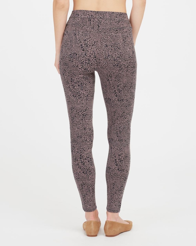 Spanx Jean-ish® Ankle Leggings Leopard | 96035-UEYD