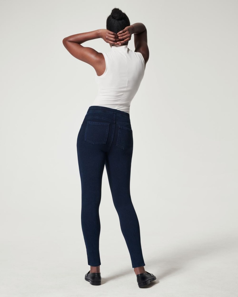 Spanx Jean-ish® Ankle Leggings Navy | 40386-BNSZ