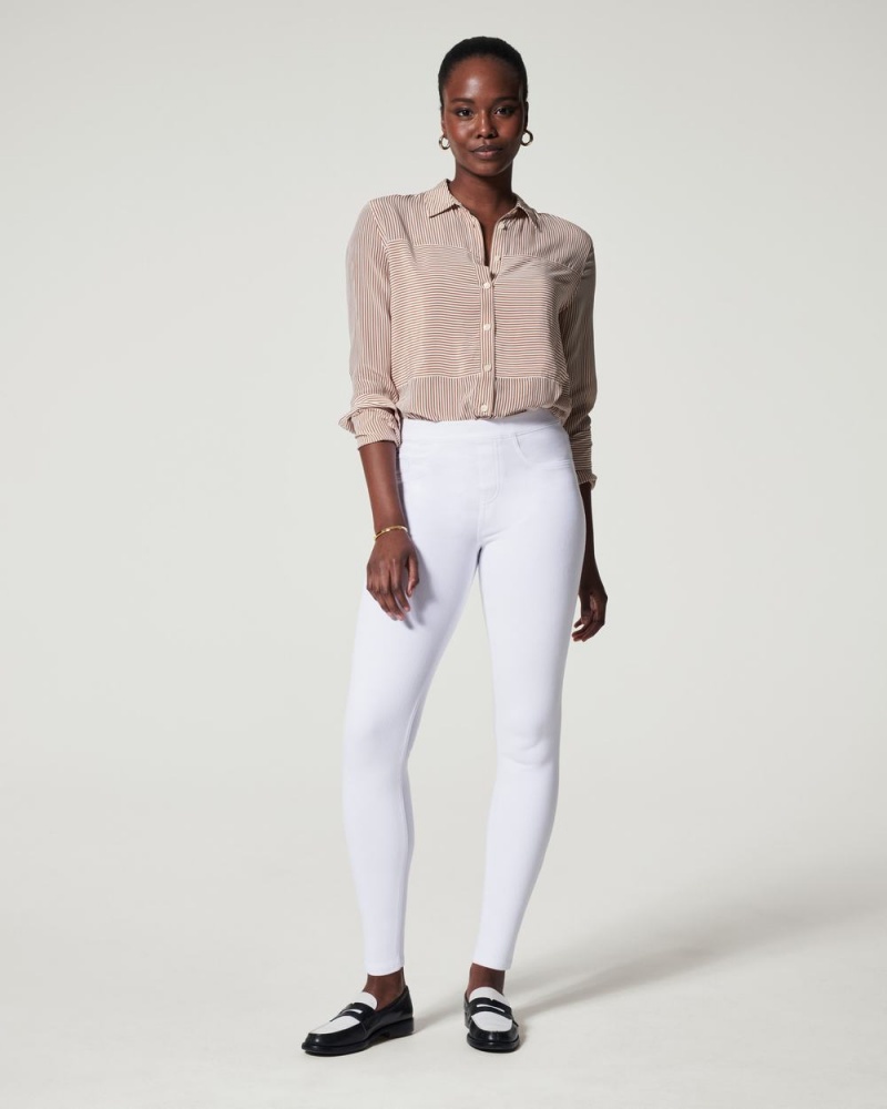 Spanx Jean-ish® Ankle Leggings White | 06917-KNYG