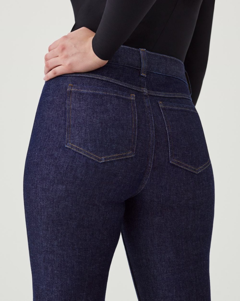 Spanx Kick Flare Jeans Indigo | 60751-GJQI