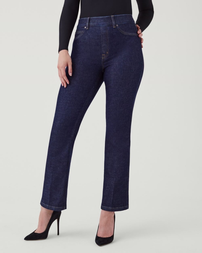 Spanx Kick Flare Jeans Indigo | 60751-GJQI