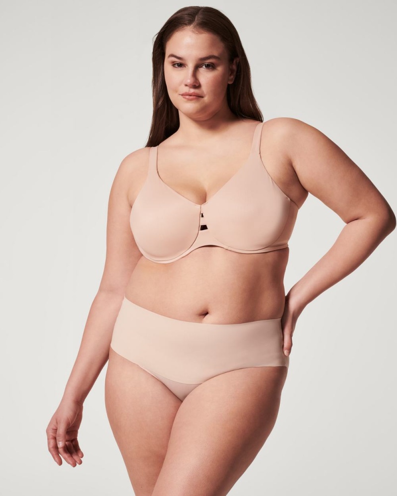 Spanx Low Profile Minimizer Bras Beige | 67834-SMVJ