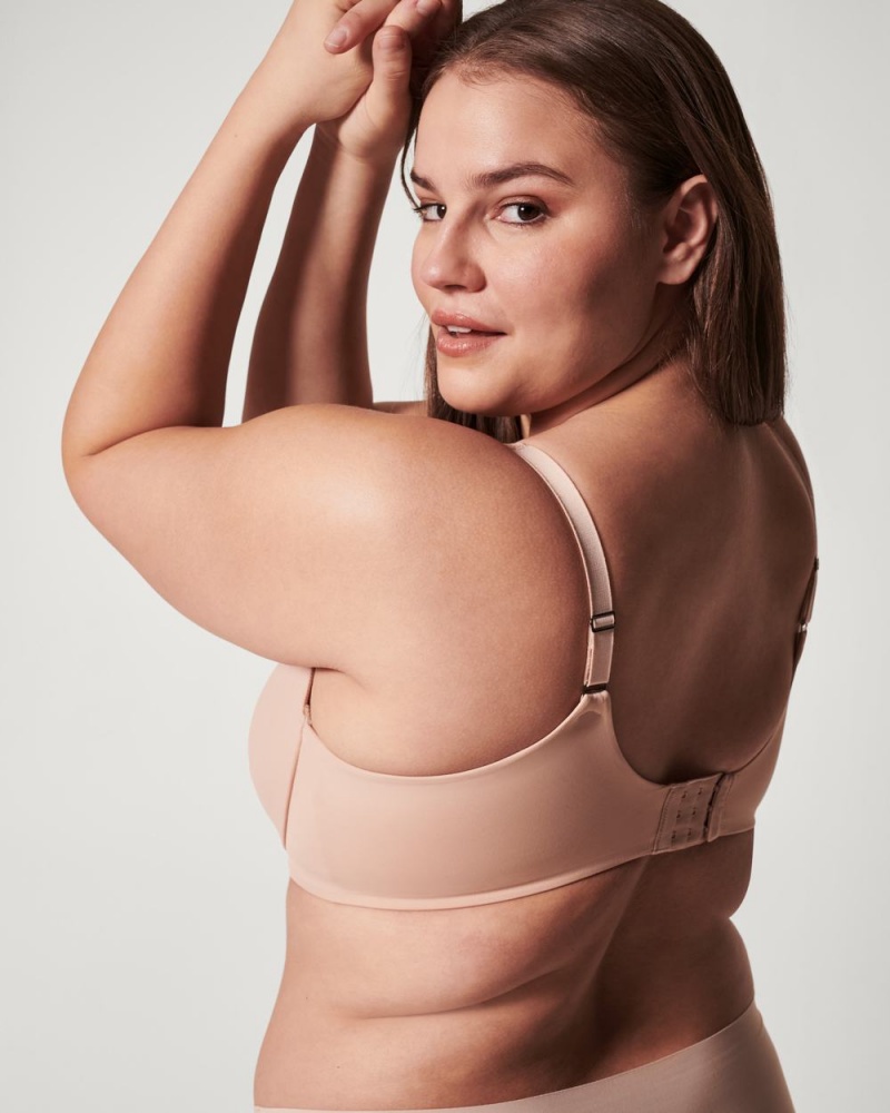 Spanx Low Profile Minimizer Bras Beige | 67834-SMVJ