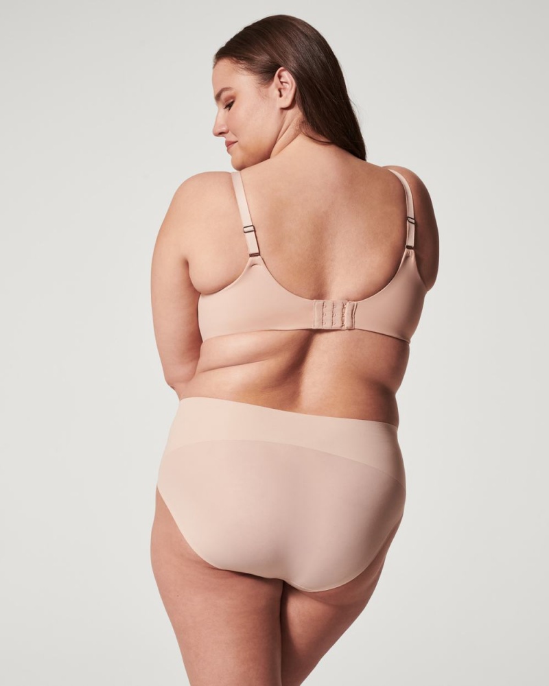 Spanx Low Profile Minimizer Bras Beige | 67834-SMVJ