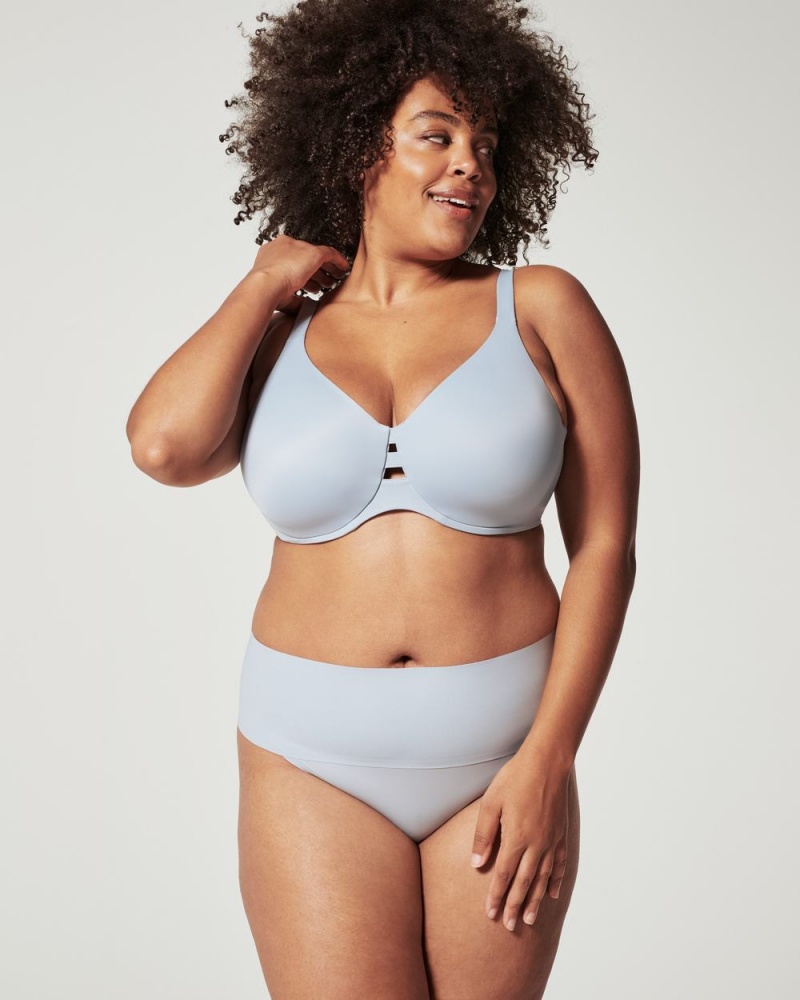 Spanx Low Profile Minimizer Bras Blue | 61823-VMOZ