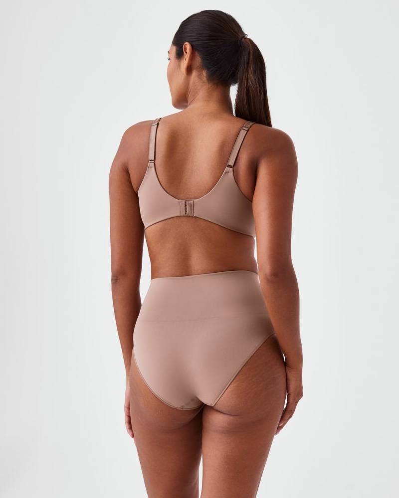 Spanx Low Profile Minimizer Bras Cafe Au Lait | 29714-HFQZ