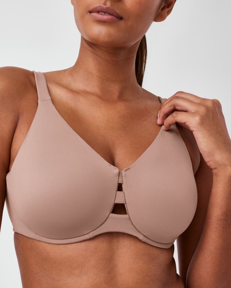 Spanx Low Profile Minimizer Bras Cafe Au Lait | 29714-HFQZ