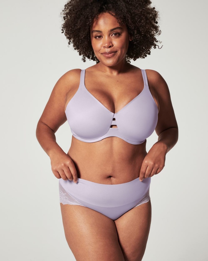 Spanx Low Profile Minimizer Bras Light Purple | 36197-SLMF