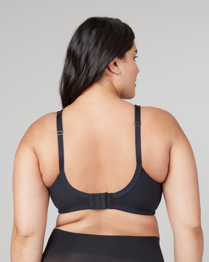 Spanx Low Profile Wireless Minimizer Bras Black | 74203-BMEW