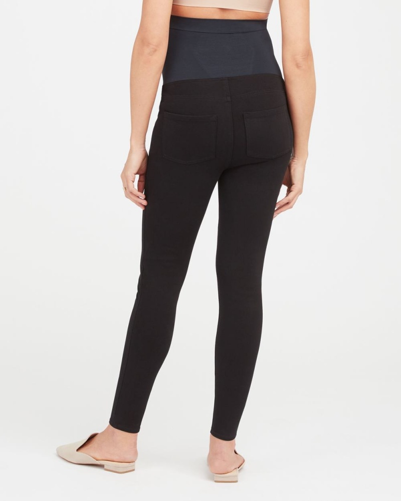 Spanx Mama Ankle Jean-ish® Leggings Black | 93245-CEVA