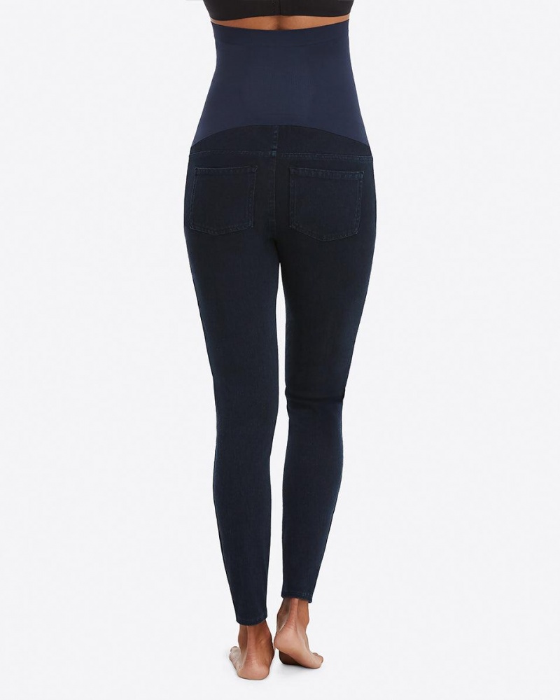 Spanx Mama Ankle Jean-ish® Leggings Navy | 58602-NKBW