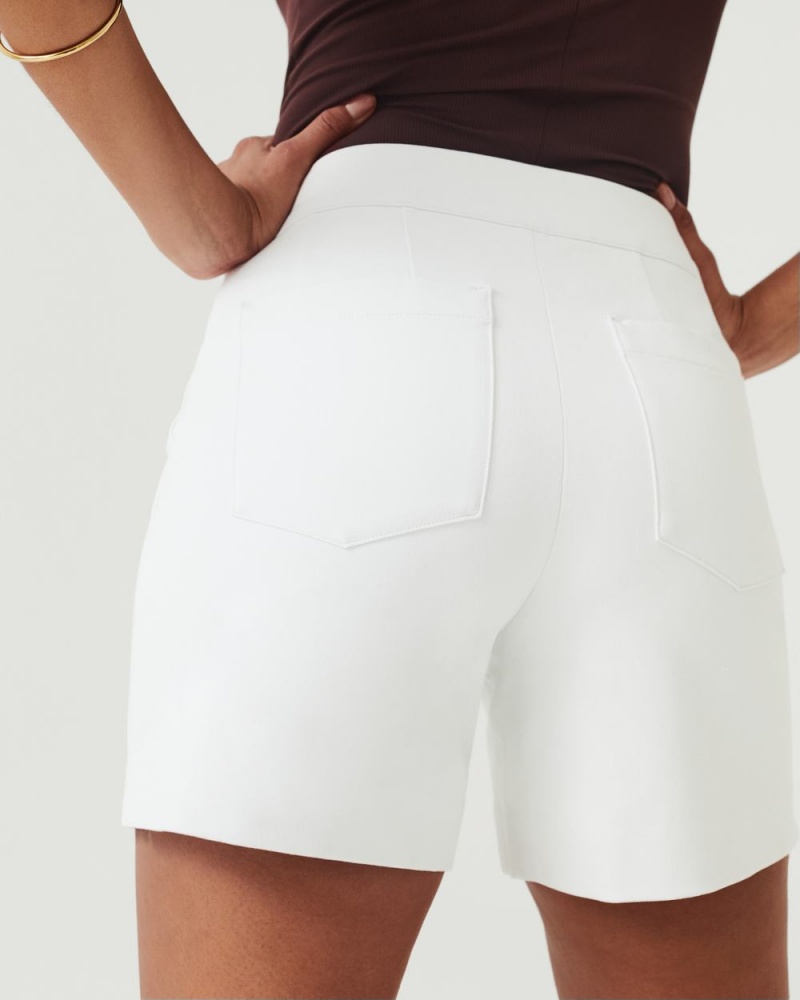 Spanx On-the-Go 6” Shorts with Ultimate Opacity Technology Shorts White | 73549-LWEY