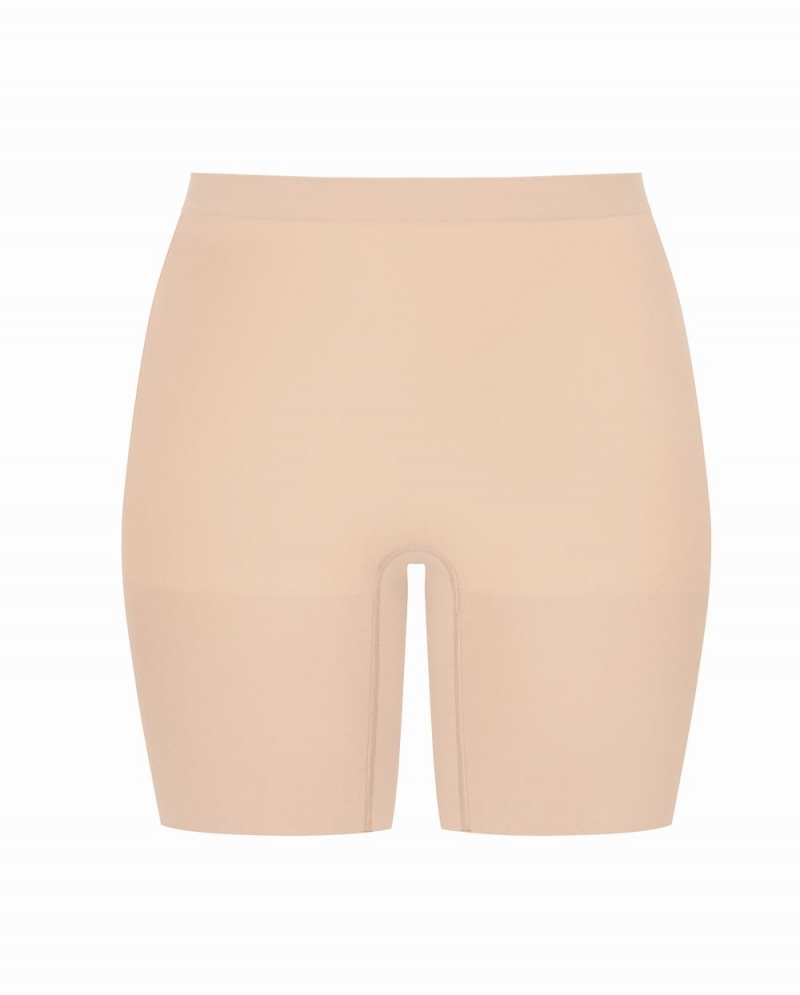 Spanx Power Shorts Beige | 69510-LVXM