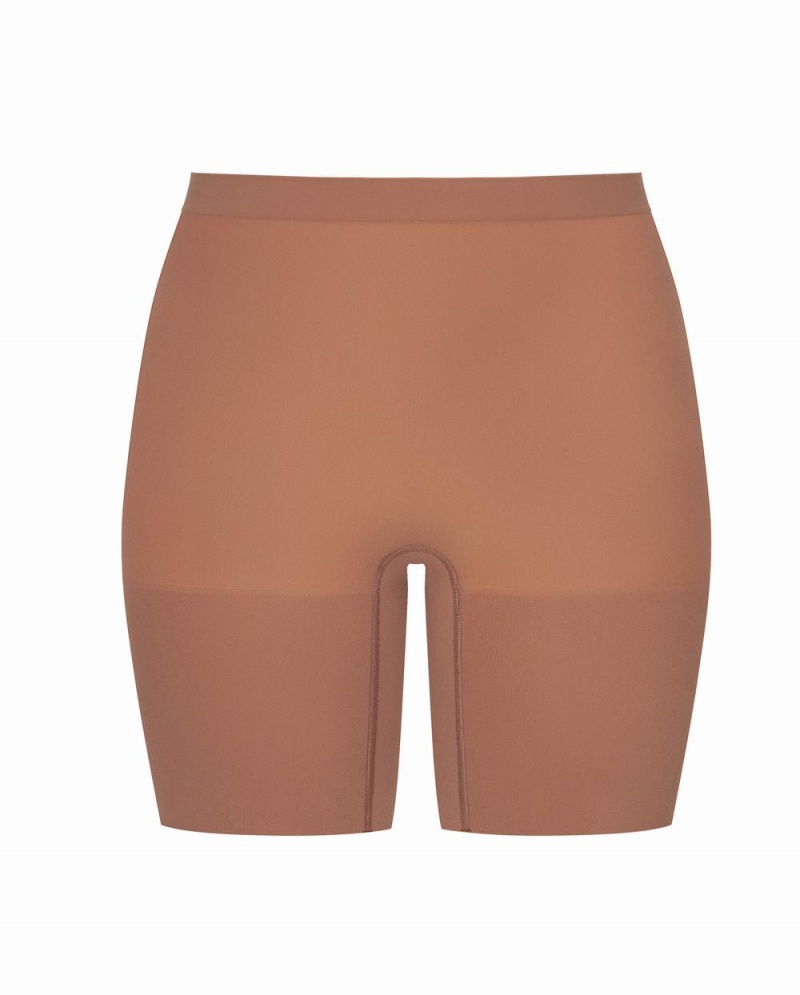 Spanx Power Shorts Cafe Au Lait | 04891-RPGU