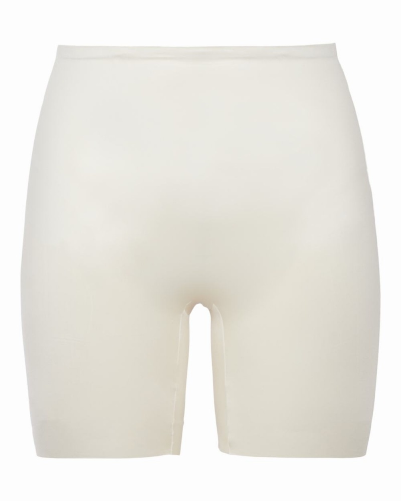 Spanx Shaping Satin Mid-thigh Shorts Beige | 68290-NSAB