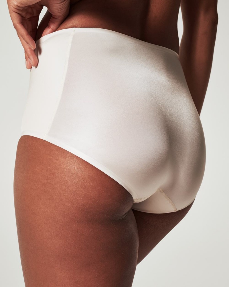 Spanx Shaping Satin Panties Beige | 29135-WRGY