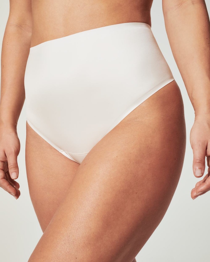 Spanx Shaping Satin Panties Beige | 64890-WUFD