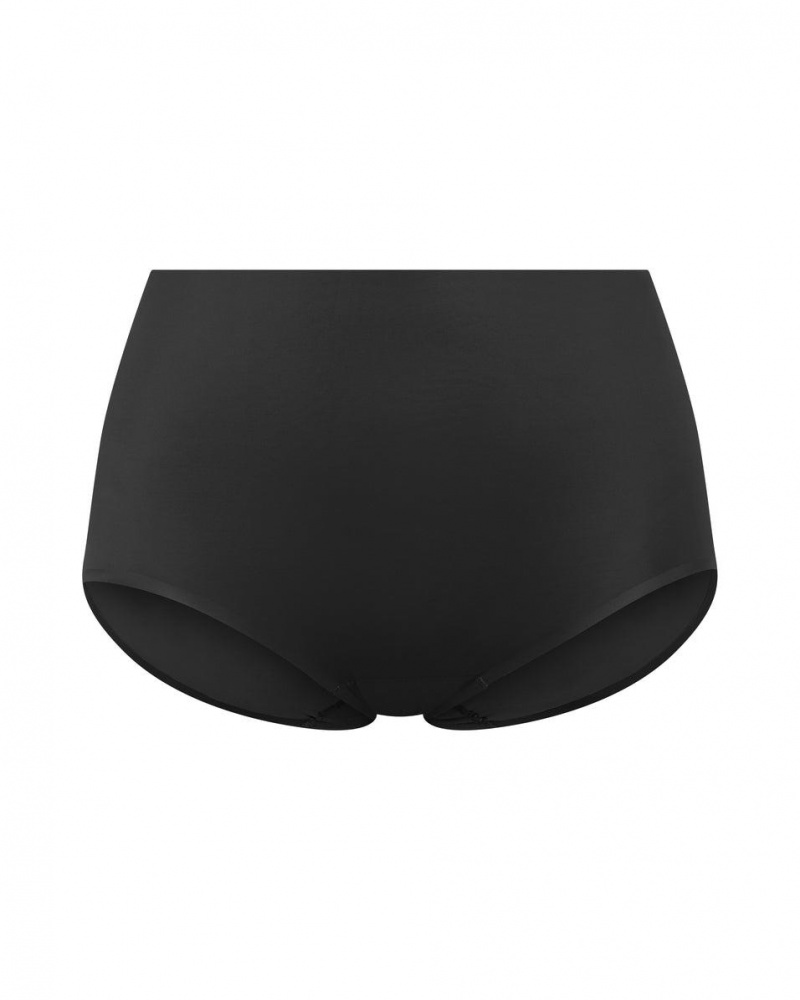 Spanx Shaping Satin Panties Black | 21573-IUWE