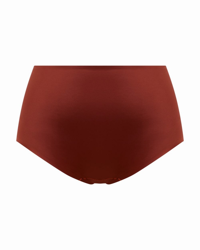 Spanx Shaping Satin Panties Red | 70845-BONH