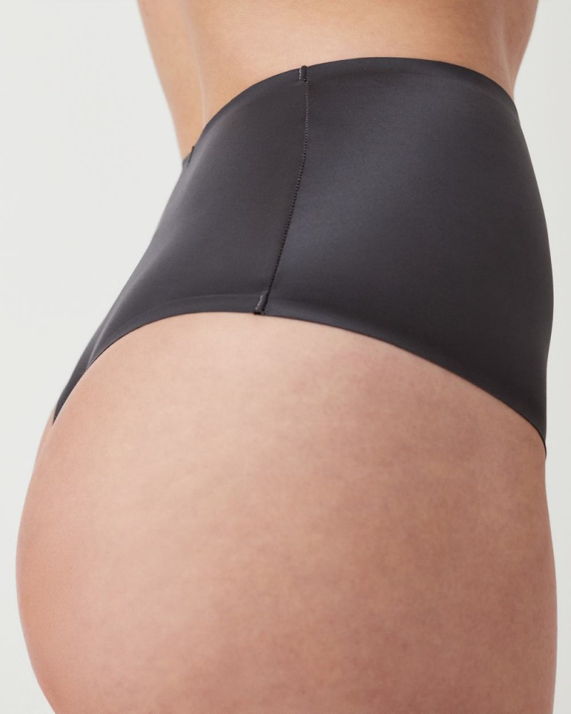 Spanx Shaping Satin Panties Silver | 57619-QJFM