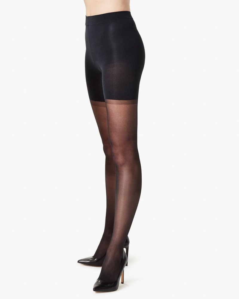 Spanx Shaping Sheers Stockings Black | 61574-RPEW