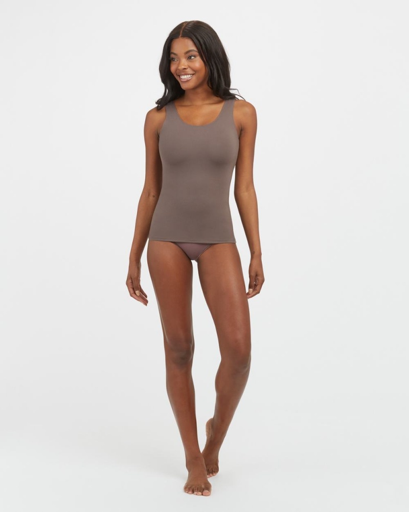 Spanx Socialight Tank Top Grey | 68052-DOEA